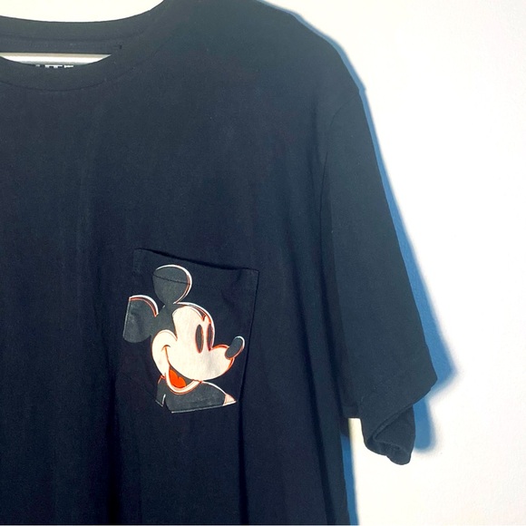 Mickey Mouse Andy Warhol Black Pocket T-shirt Size XL. - Picture 3 of 8